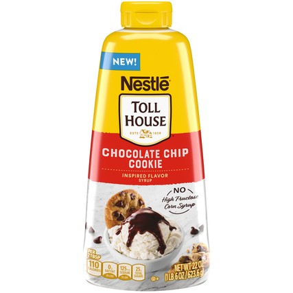 Nestle Toll House Chocolate Chip Cookie Inspired Flavor Syrup (22 oz. Bottle)