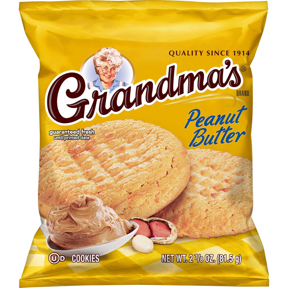 Grandma's Cookies Peanut Butter (2 7/8 oz. pack/contains 2 cookies)
