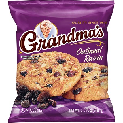 Grandma's Cookies Oatmeal Raisin (2 7/8 oz. pack/contains 2 cookies)