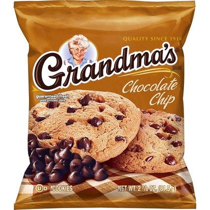 Grandma's Cookies Chocolate Chip (2 7/8 oz. pack/contains 2 cookies)