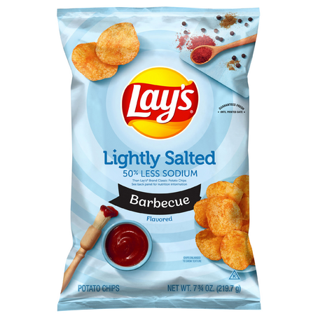Lay's Lightly Salted Barbecue Potato Chips (7.75 oz.)