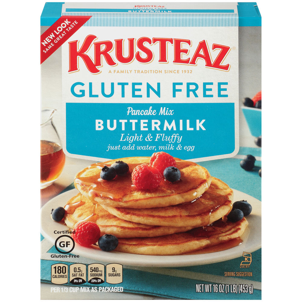 Krusteaz Gluten Free Buttermilk Pancake Mix (16 oz. Box)