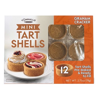 Yummallo Graham Cracker Mini Tart Shells (12 shells/2.75 oz.)