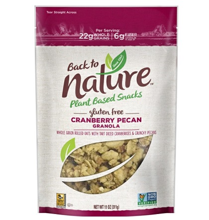 Back To Nature Cranberry Pecan Granola Gluten Free (11 oz. bag)