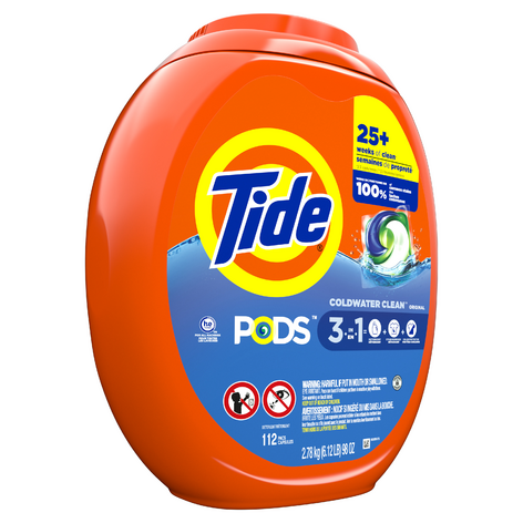 Tide PODS Coldwater Clean Original 3-in-1 Laundry Detergent Pacs (112 count)