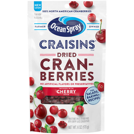 Ocean Spray Craisins Cranberries Cherry Juice Infused (6 oz.)