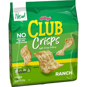 Kellogg's Club Crisps Ranch Baked Snacks (7.1 oz. bag)