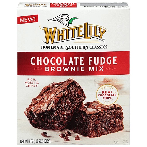 White Lily Chocolate Fudge Brownie Mix (18 oz. box)