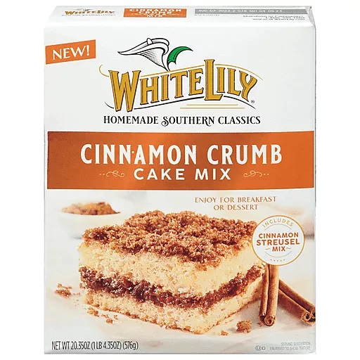 White Lily Cinnamon Crumb Cake Mix (20.35 oz. box)