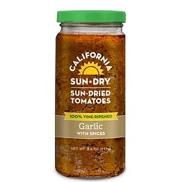 California Sun Dry Sun-Dried Tomato Garlic w/ Spices (8.5 oz. jar)
