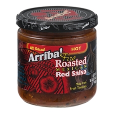 Arriba! Fire Roasted Mexican Red Salsa Hot (16 oz.)