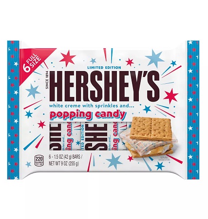 Hershey's White Creme Candy Bars with Sprinkles and Popping Candy (6 pack)