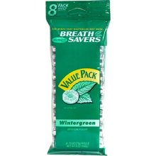 Breath Savers Wintergreen (8 roll pack)