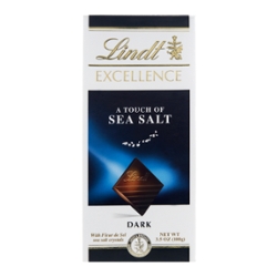 Lindt Excellence Touch of Sea Salt Dark Chocolate (3.5 oz. bar)