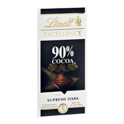 Lindt Excellence 90% Cocoa Supreme Dark Chocolate (3.5 oz. bar)