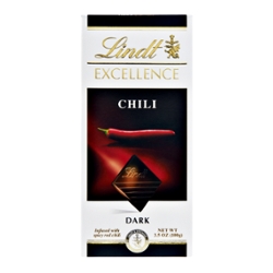Lindt Excellence Chili Dark Chocolate (3.5 oz. bar)