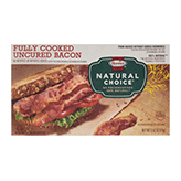Hormel Natural Choice Fully Cooked Uncured Bacon (2.52 oz. box)