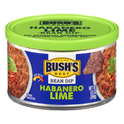 Bush's Best Habanero Lime Bean Dip (9.5 oz. Can)