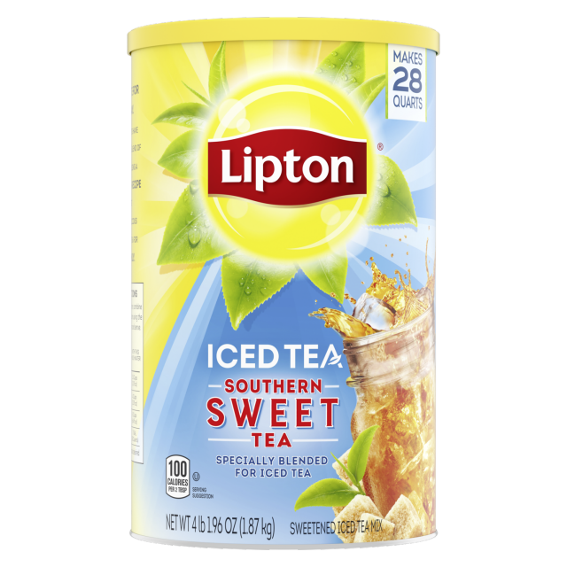 Lipton Southern Sweet Iced Tea Mix (4 lb. 1.96 oz. canister/makes 28 quarts)