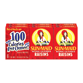 Sun-Maid California Raisins Snack Boxes (6 count/1 oz.)