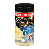 4C 100% Natural Parmesan Romano Cheese (8 oz. plastic shaker)