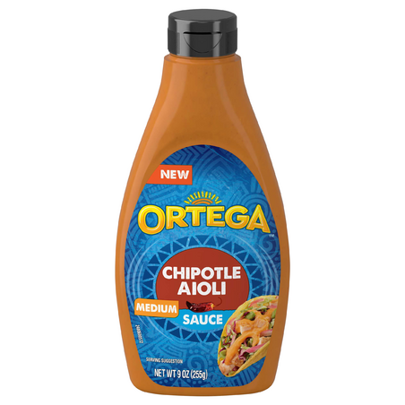 Ortega Chipotle Aioli Medium Taco Sauce (9 oz. squeeze)
