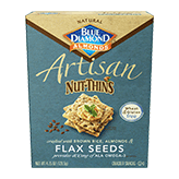 Blue Diamond Almonds Artisan Nut Thins Brown Rice, Almonds & Flax Seeds (4.25 oz.)