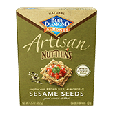 Blue Diamond Almonds Artisan Nut Thins Brown Rice, Almonds & Sesame Seeds (4.25 oz.)