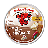 The Laughing Cow Creamy Spicy Pepper Jack Spreadable Cheese (6 oz.)