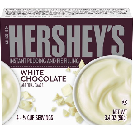 Hershey's White Chocolate Instant Pudding and Pie Filling (3.4 oz. Box)