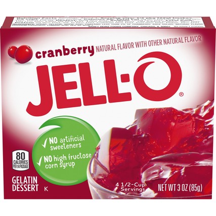Jell-O Cranberry Gelatin (3 oz.)