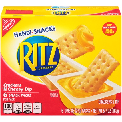 Kraft Handi-Snacks Ritz Crackers 'n Cheesy Dip (6 count)