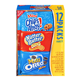 Nabisco 12 Packs Mini Chips Ahoy!/Nutter Butter Bites/Mini Oreo (12 oz. box/1 oz. pouches)