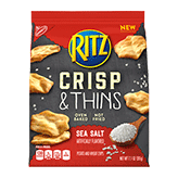 Nabisco Ritz Crisp & Thins Sea Salt (7.1 oz. Bag)