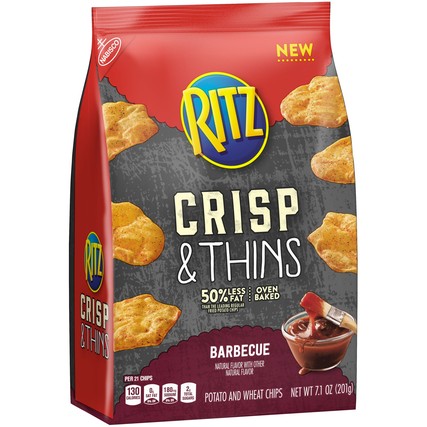 Nabisco Ritz Crisp & Thins Barbecue (7.1 oz. Bag)
