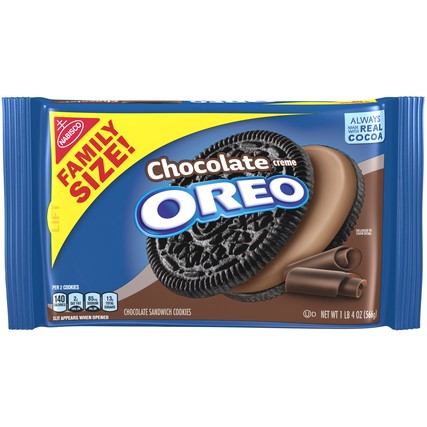Nabisco Oreo Chocolate Creme Cookies Family Size (18.7 oz.)