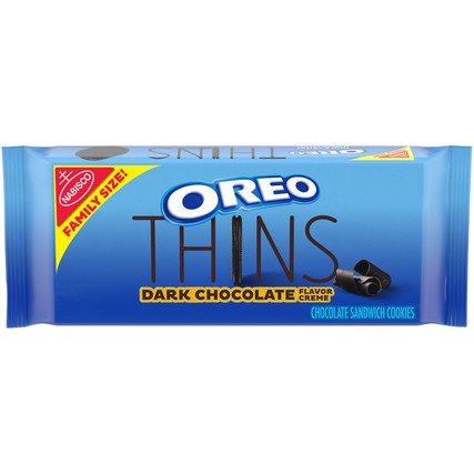Nabisco Oreo Thins Dark Chocolate Sandwich Cookies Family Size (13.1 oz.)