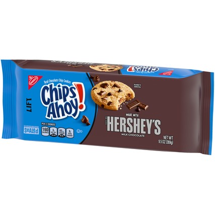 Nabisco Chips Ahoy! Made w/ Hershey's Milk Chocolate (9.5 oz.)