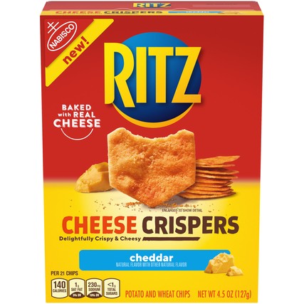Nabisco Ritz Cheese Crispers Cheddar Potato & Wheat Chips (7 oz. Box)