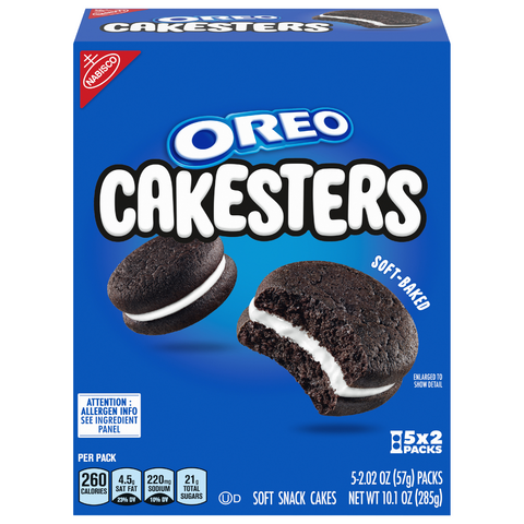 Nabisco Oreo Cakesters Soft Snack Cakes (5 count/10.1 oz. box)