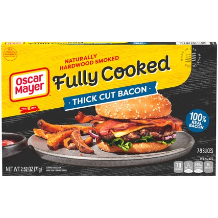 Oscar Mayer Fully Cooked Thick Cut Bacon (2.52 oz.)