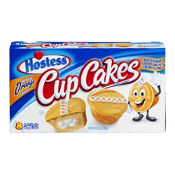 Hostess Frosted Orange Cup Cakes w/ Creamy Filling (8 count)