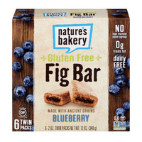 Nature's Bakery Fig Bar Gluten Free Blueberry (6 count box)
