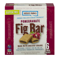 Nature's Bakery Fig Bar Gluten Free Pomegranate (6 count box)