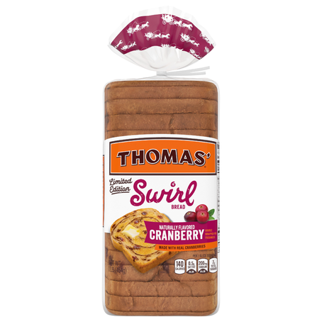 Thomas Limited Edition Cranberry Swirl Bread (16 oz.)