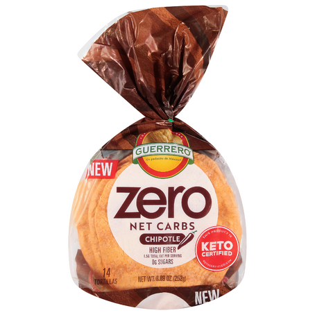 Guerrero Zero Net Carbs Chipotle Tortillas (14 count pack)