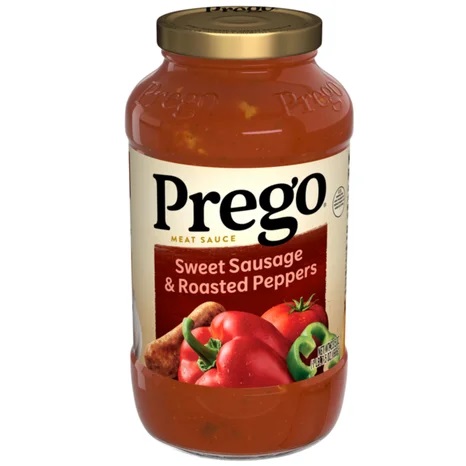 Prego Sweet Sausage & Roasted Peppers Pasta Sauce (23.5 oz.)