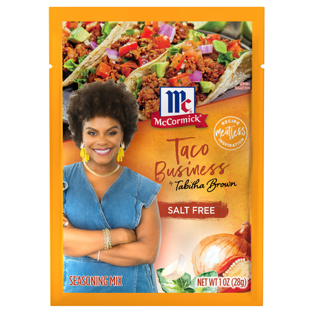 McCormick Taco Business by Tabitha Brown Seasoning Mix Salt Free Packet (1 oz.)