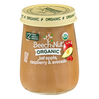Beech-Nut Organic Stage 2 Just Apple, Raspberry & Avocado (4 oz.)