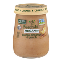 Beech-Nut Organic Stage 2 Banana, Cinnamon & Granola (4 oz.)